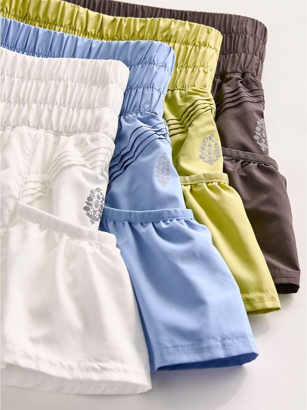 FP Movement Green Ruffle Hem Athletic Shorts